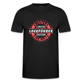 Meilleur guide de leurres au monde - T-shirt sport Homme - noir - Devant - AI Model Male 178 dark (178cm)