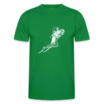 Taucher Leidenschaft Schwerelose Unterwasserwelt - Männer Funktions-T-Shirt - Kelly Green - Vorne - AI Model Male 178 dark (178cm)