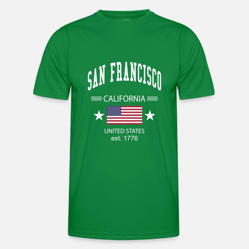 San Francisco Männer Funktions-T-Shirt
