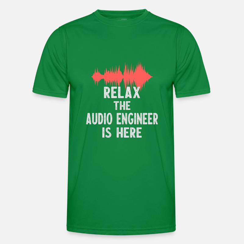 Tonmeister Tontechnik Audio Mixing Mastering Männer Funktions-T-Shirt