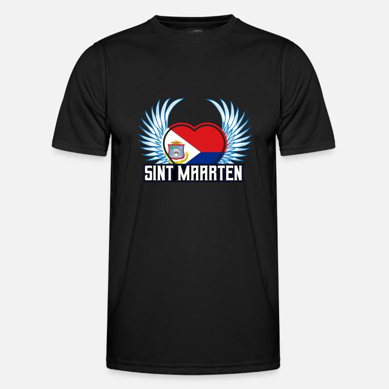 Sint Maarten Männer Funktions-T-Shirt