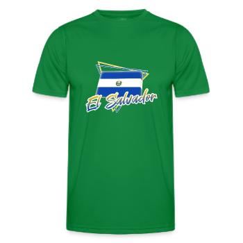 El Salvador - Men's Functional T-Shirt - kelly green - Front - AI Model Male 178 dark (178cm)