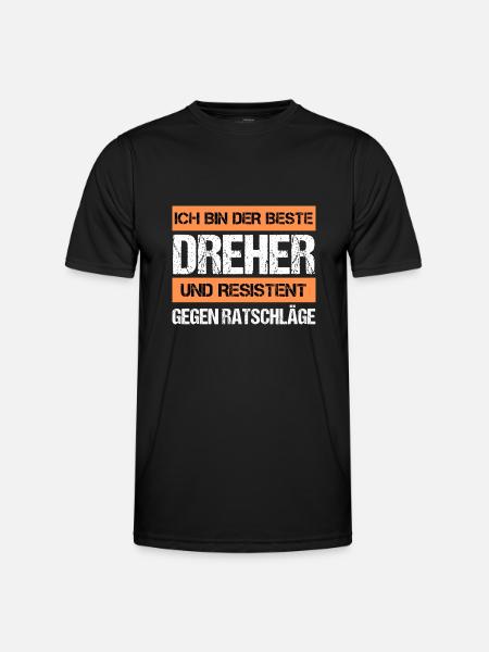 Retourneur résistant - T-shirt sport Homme - noir