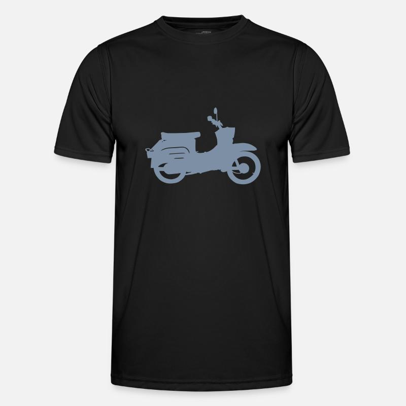 Schwalbe Silhouette - Männer Funktions-T-Shirt - Schwarz