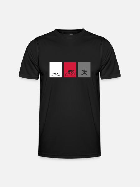 Triathlonicons - T-shirt sport Homme - noir