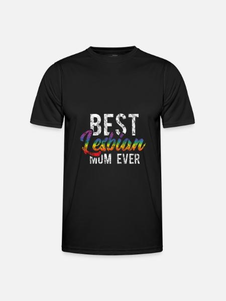 Gay Pride Schwul Lesbisch LGBT LGBTQ Geschenk - Funktionsshirt til herrer - sort