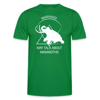 Drôle de mammouth âge de pierre âge glaciaire conception préhistorique - T-shirt sport Homme - vert - Devant - AI Model Male 178 dark (178cm)