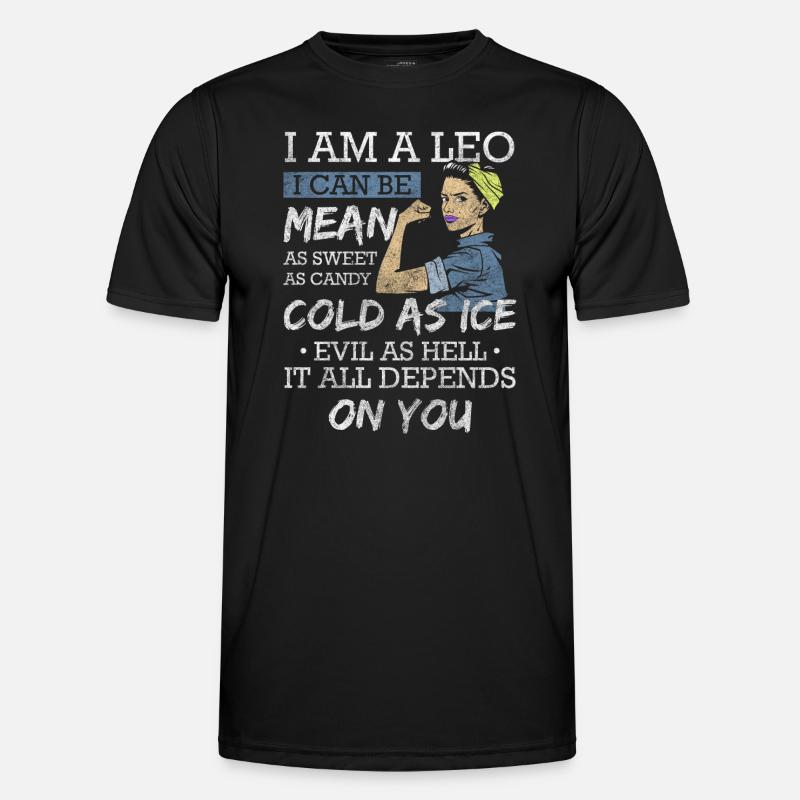 Leo superstition characteristics Leo - Men's Functional T-Shirt - black