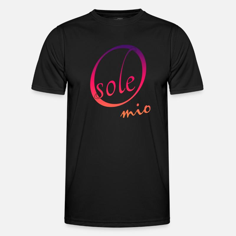 O sole mio Männer Funktions-T-Shirt