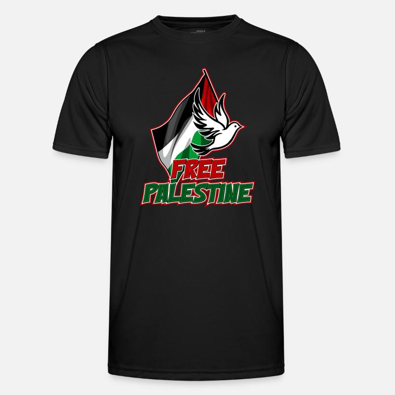Palestine libre T-shirt sport Homme
