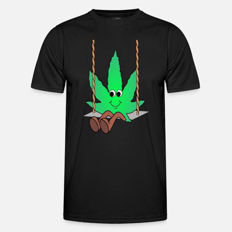 Der Bloom - Weed Cannabis Stoned Hanf Marihuana Männer Funktions-T-Shirt