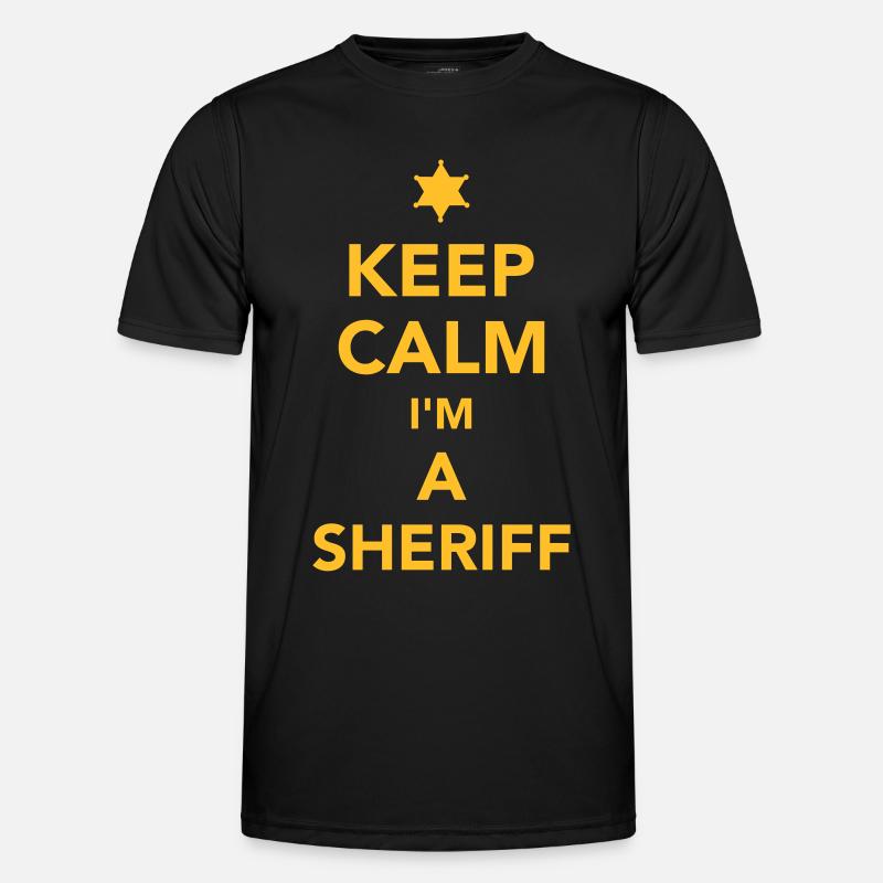 Sheriff Männer Funktions-T-Shirt