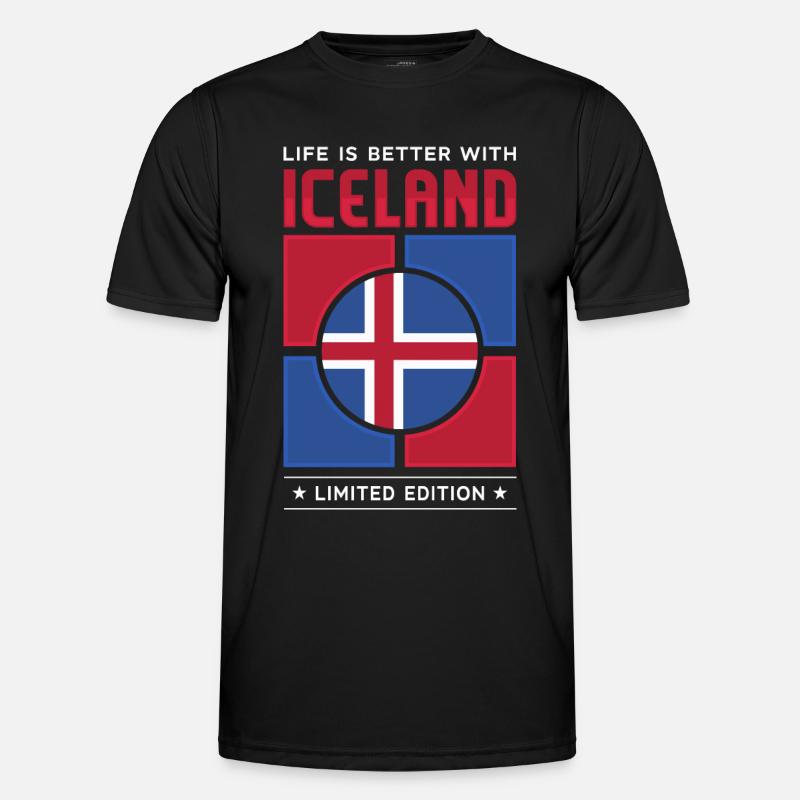 Islande T-shirt sport Homme