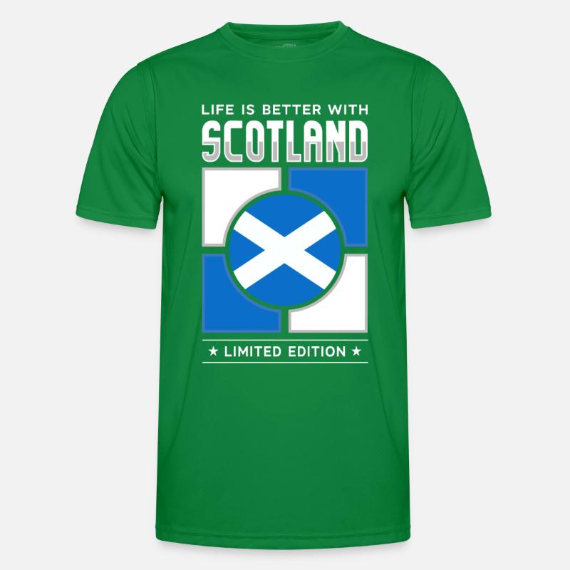 Scotland Männer Funktions-T-Shirt