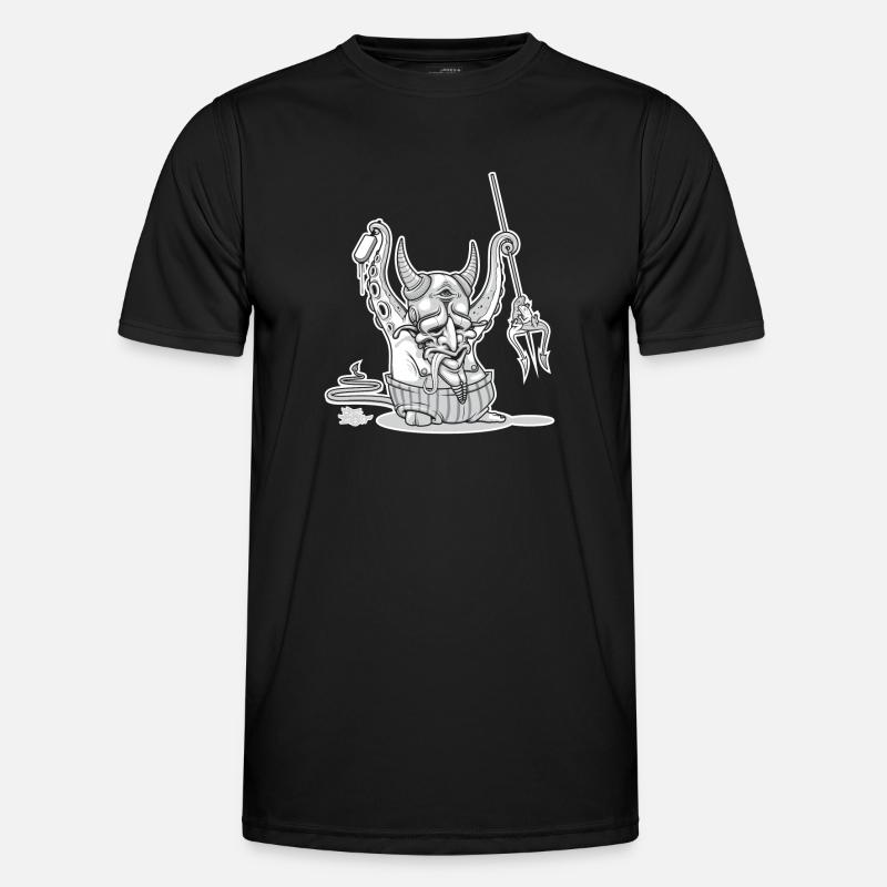 cool devil - Men's Functional T-Shirt - black