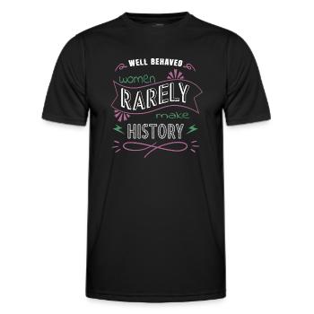 2019 All People Patriarchy Obama Quote - Men's Functional T-Shirt - black - Front - AI Model Male 178 dark (178cm)