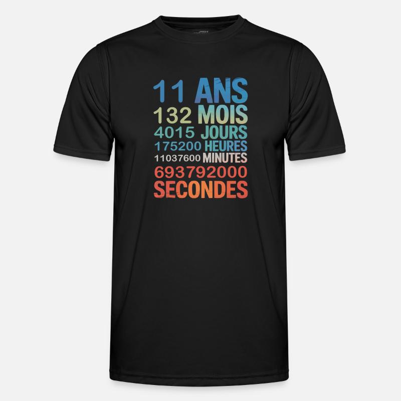 11 ans – une décennie plus une en ciphers Men's Functional T-Shirt