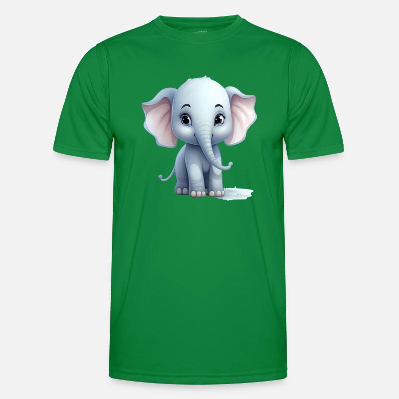 Bébé éléphant mignon T-shirt sport Homme