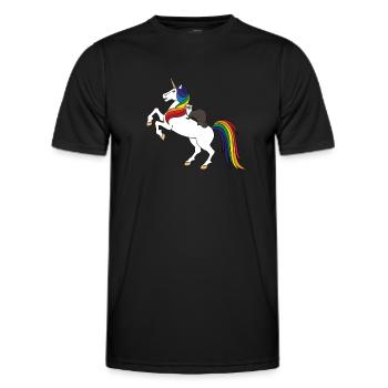 Furet - T-shirt sport Homme - noir - Devant - AI Model Male 178 dark (178cm)