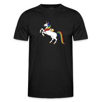 Guinea Pig - Men's Functional T-Shirt - black - Front - AI Model Male 178 dark (178cm)