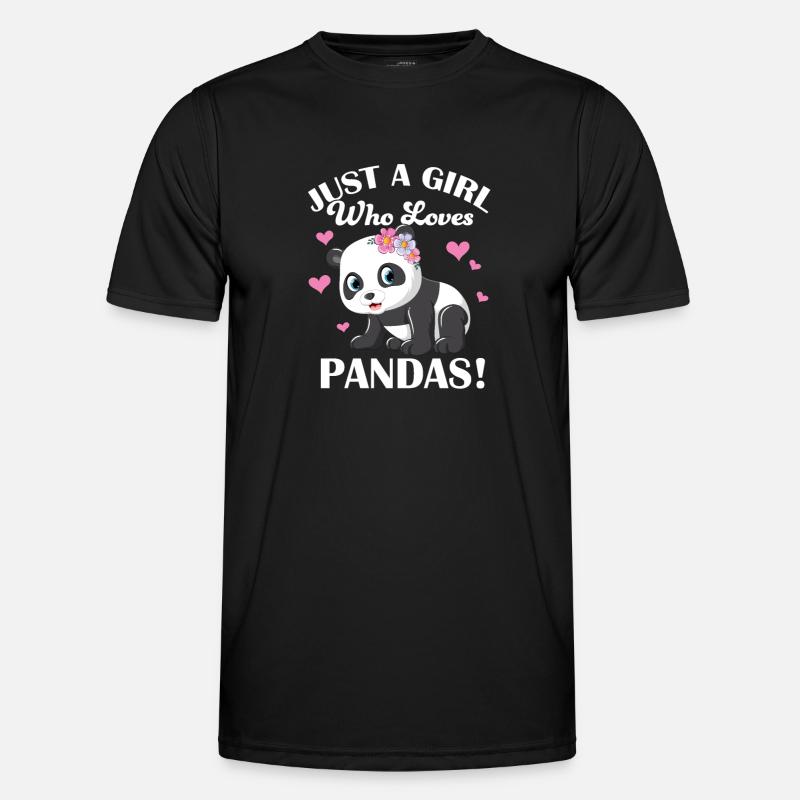 Panda - Men's Functional T-Shirt - black