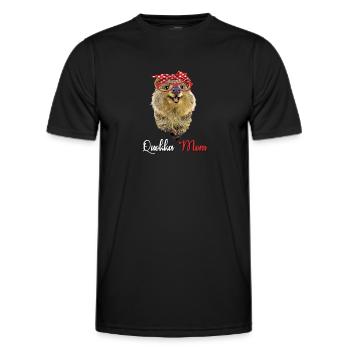 Quokka - Männer Funktions-T-Shirt - Schwarz - Vorne - AI Model Male 178 dark (178cm)