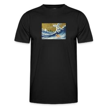 Shar Pei - Männer Funktions-T-Shirt - Schwarz - Vorne - AI Model Male 178 dark (178cm)