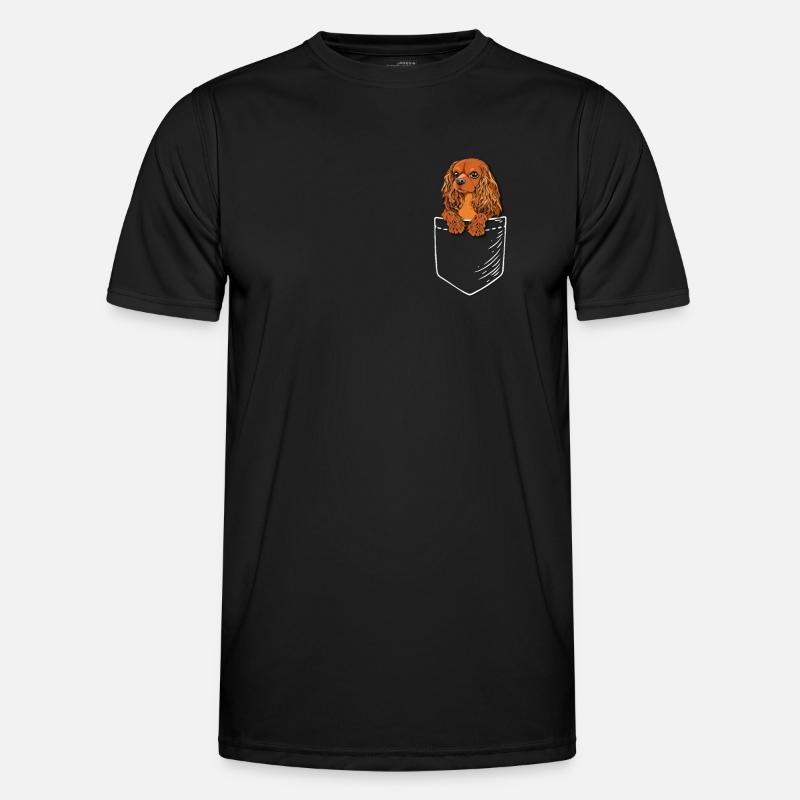 Rubin Cavalier King Charles Spaniel Männer Funktions-T-Shirt
