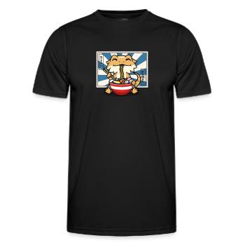 Dragon barbu - T-shirt sport Homme - noir - Devant - AI Model Male 178 dark (178cm)