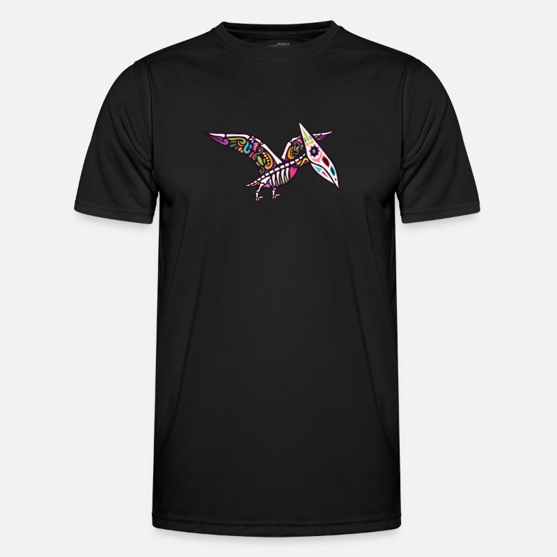 Pterodactyl - Funktionsshirt til herrer - sort