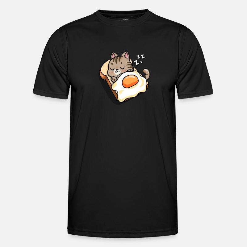 Braune Tabby Katze Männer Funktions-T-Shirt