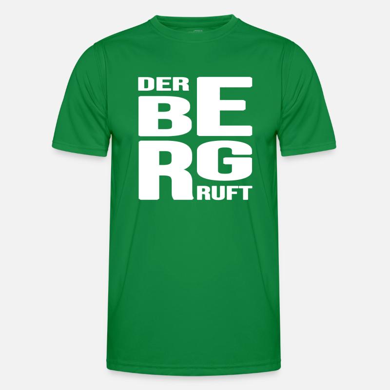 Bergsteiger Seilschaft Bergwandern Bergfex Männer Funktions-T-Shirt