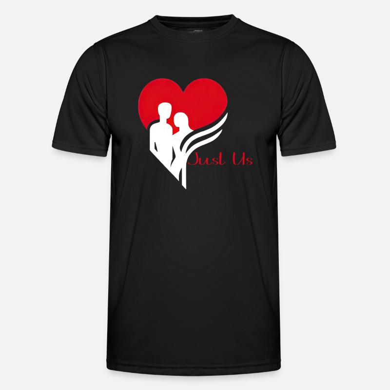 Love Emblem Unity - Men's Functional T-Shirt - black