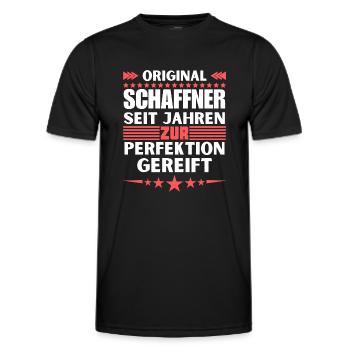 Des chefs d’orchestre mûris à la perfection - T-shirt sport Homme - noir - Devant - AI Model Male 178 dark (178cm)