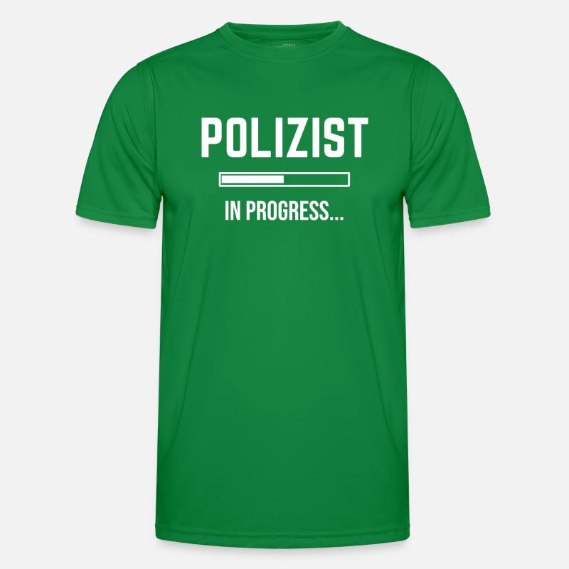 Policeman In Progress Men's Functional T-Shirt