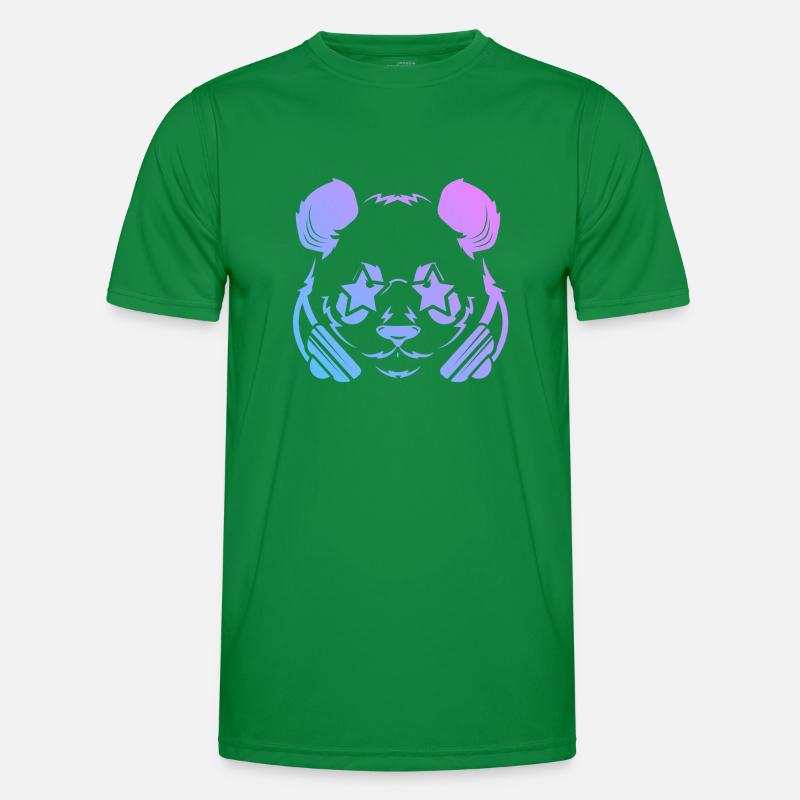 Panda Pandabär Männer Funktions-T-Shirt