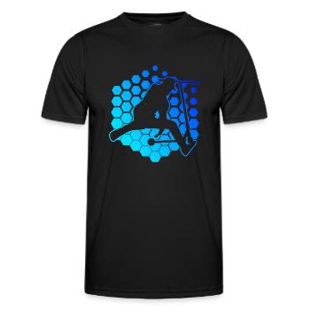 Scooter Stunt Men's Scooter Stunt Scooter - T-shirt sport Homme - noir - Devant - AI Model Male 178 dark (178cm)