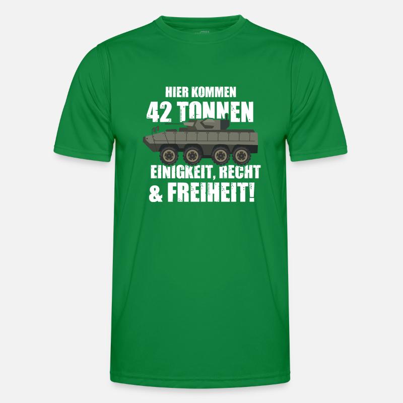 Militär Panzer Männer Funktions-T-Shirt