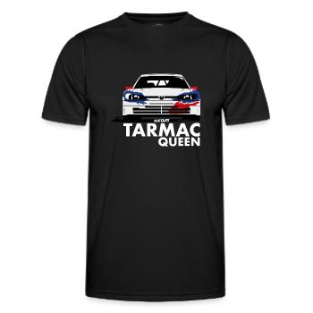 306 Max Rally Tarmac Queen - Men's Functional T-Shirt - black - Front - AI Model Male 178 dark (178cm)