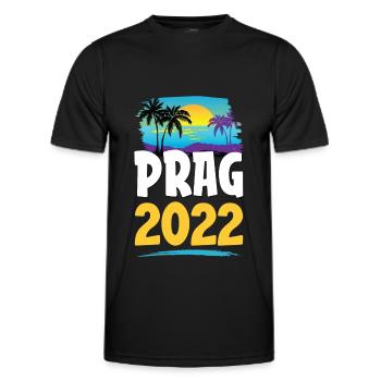 Prague 2023 - T-shirt sport Homme - noir - Devant - AI Model Male 178 dark (178cm)