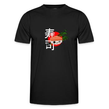 Sushi - Männer Funktions-T-Shirt - Schwarz - Vorne - AI Model Male 178 dark (178cm)