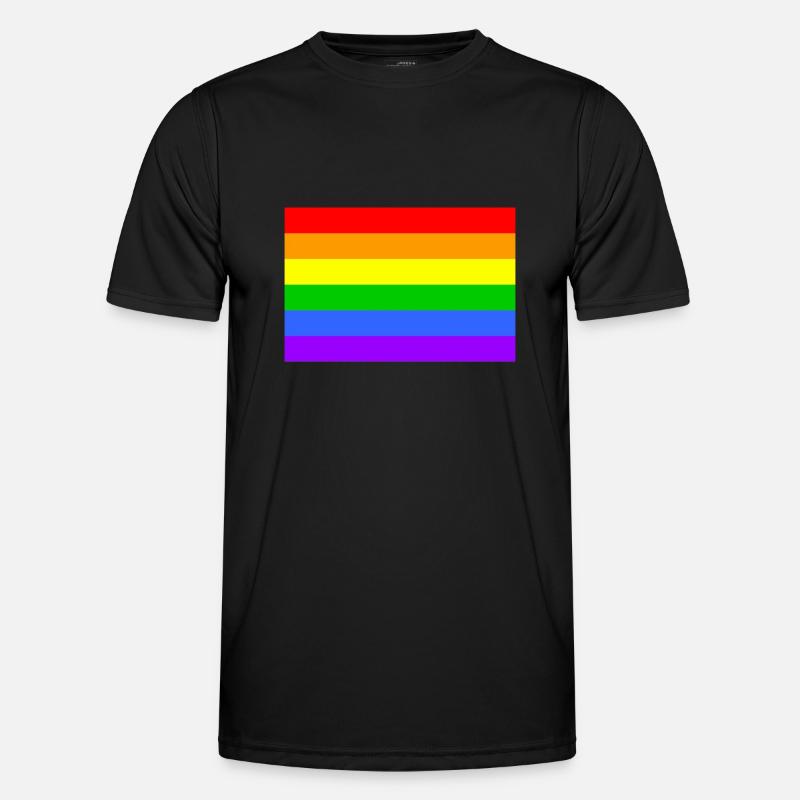 Rainbow T-shirt sport Homme