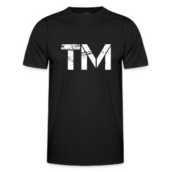 TM Gift Idea Marque de commerce Copyright Marque - T-shirt sport Homme - noir - Devant - AI Model Male 178 dark (178cm)