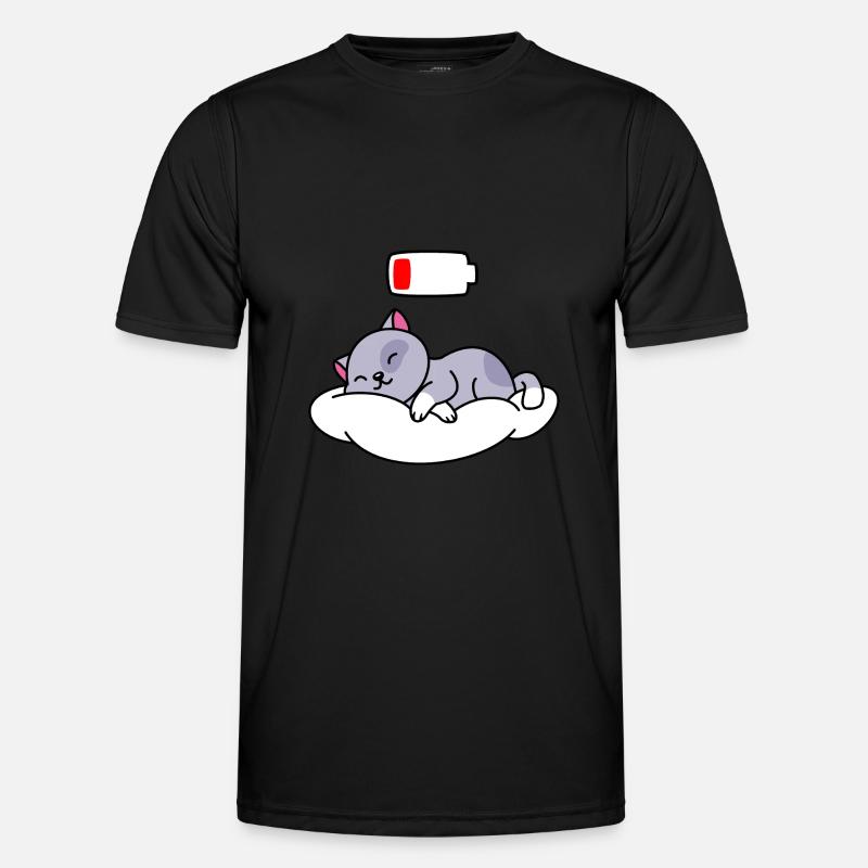 Chat Dormir mignon T-shirt sport Homme