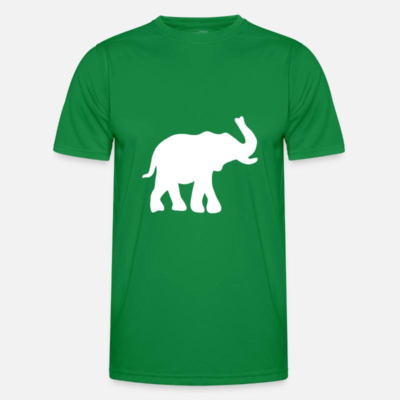 Elephant Savannah Thick-skinned Men's Functional T-Shirt