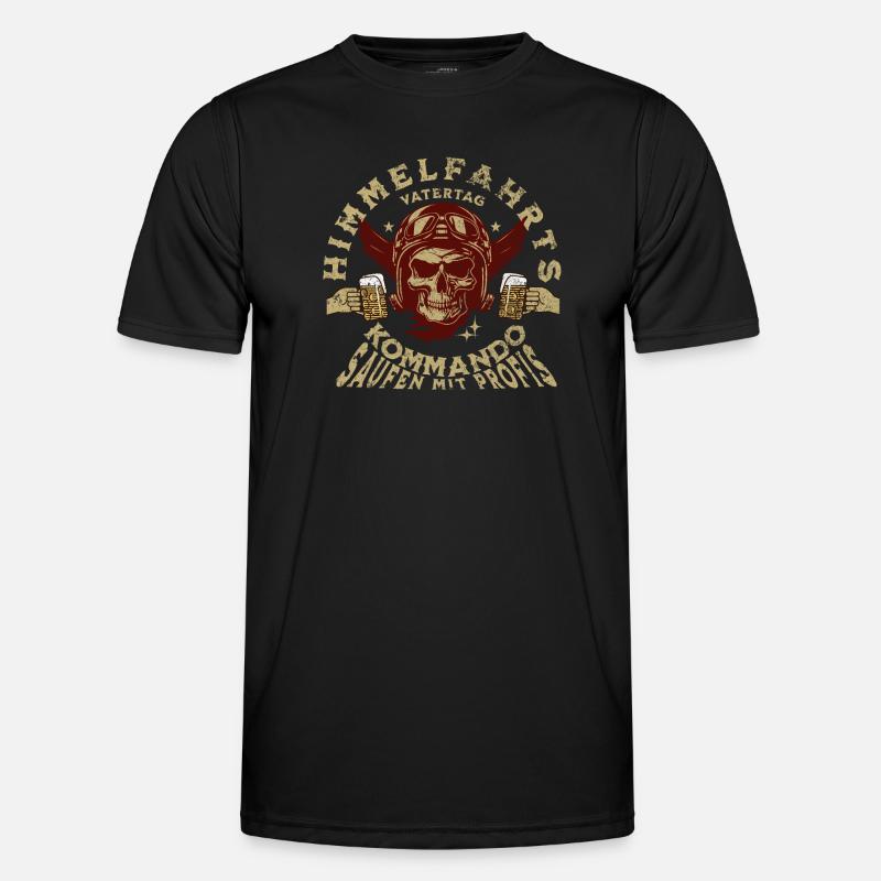 Vatertag Himmelfahrts Kommando Männer Funktions-T-Shirt