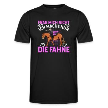 Voltigieren - Männer Funktions-T-Shirt - Schwarz - Vorne - AI Model Male 178 dark (178cm)