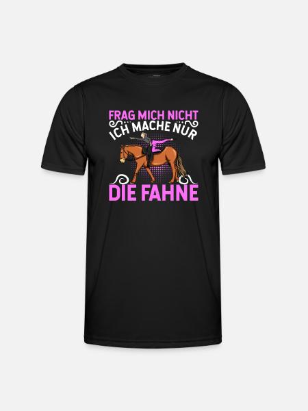 Voltigieren - Männer Funktions-T-Shirt - Schwarz