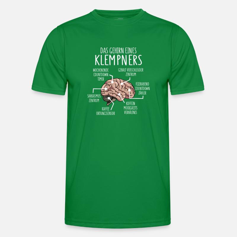 Klempner Anatomie Männer Funktions-T-Shirt