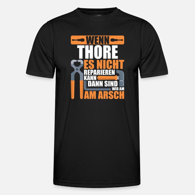 Vorname Thore Name Geburtstag Geschenk Männer Funktions-T-Shirt